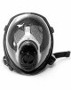 Futuristic Gas Mask with Wide Visor