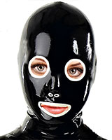 Latex Hood with Round Eyes
