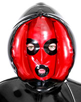 Inflatable Latex Hood with Closable Front