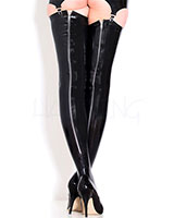 Latex Cruella Stockings with Zipper