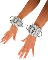 Leather Cuffs with Rivets - Click Image to Close