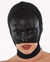Leather and Stretch Hood for Ladies
