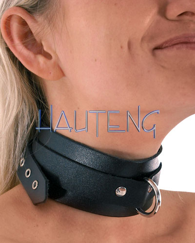 Leather Choker with D-Ring